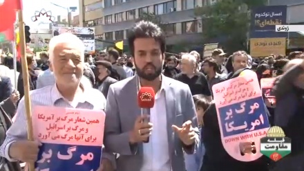 گزارش محمد حامد حقمل از روز قدس در تهران 