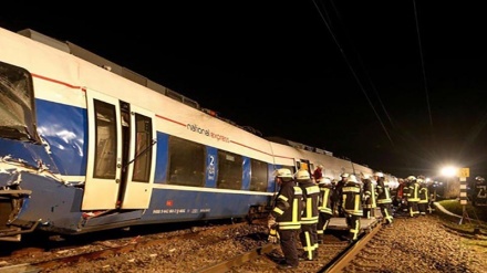 جرمنی میں کاراور ٹرین میں خوفناک تصادم