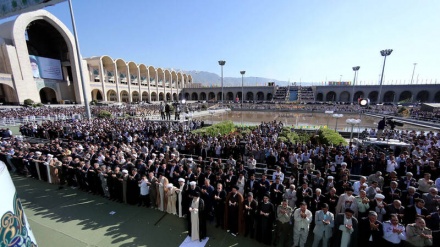 تہران کی عید گاہ، نماز عید کا عظیم الشان اجتماع+ ویڈیو