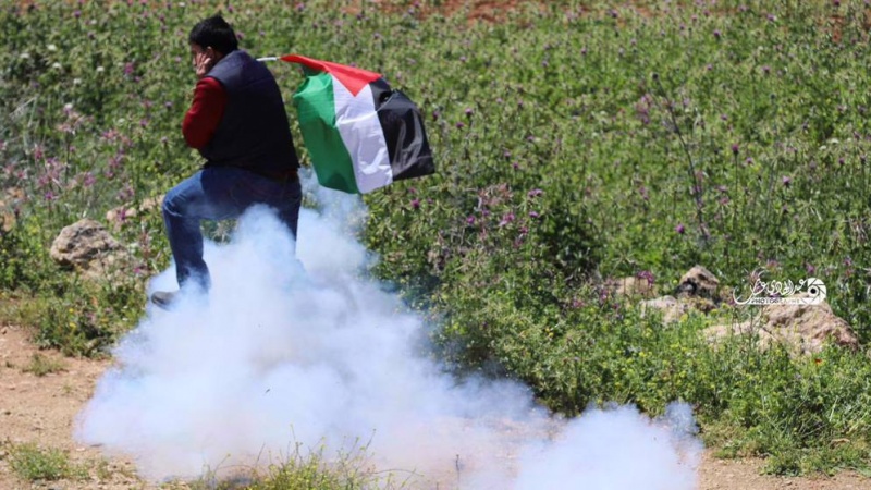 غاصب صیہونی فوجیوں کا حملہ، 40 فلسطینی زخمی