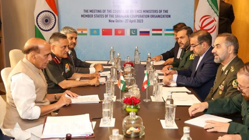 ایران اور ہندوستان کے وزرائے دفاع کی ملاقات، اہم علاقائی اور عالمی مسائل پر گفتگو
