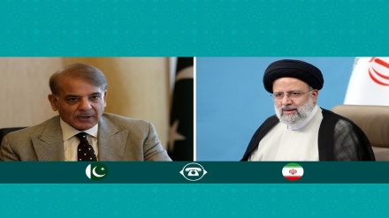 ایران و پاکستان کے رہنماؤں کی گفتگو، فلسطین سمیت مختلف موضوعات پر ہوا تبادلۂ خیال