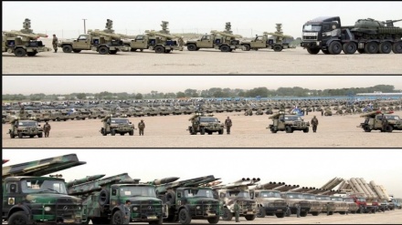  Prezantimi i më shumë se një mijë pajisjeve dhe armëve të forcave tokësore të ushtrisë iraniane