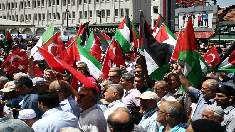 ناڕەزایەتی دژ بە زایۆنییەکان لە تورکیا بەردەوامە