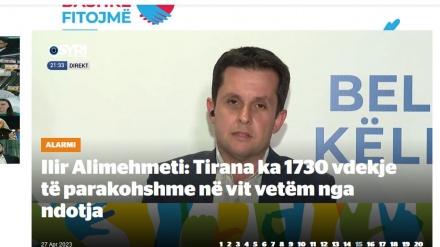 Ilir Alimehmeti: Tirana ka 1730 vdekje të parakohshme në vit vetëm nga ndotja