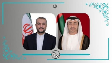 ایران اور متحدہ عرب امارات کی دوطرفہ تعلقات کے فروغ پر تاکید
