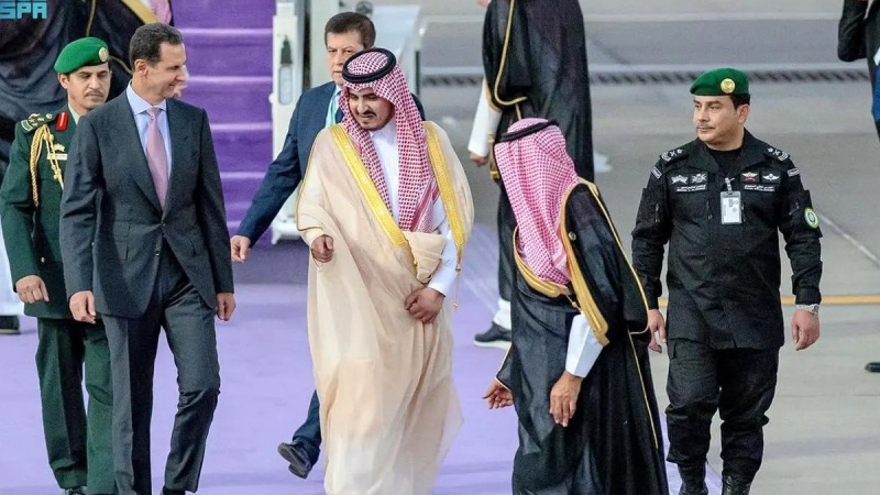 شام کے صدر سعودی عرب پہنچ گئے