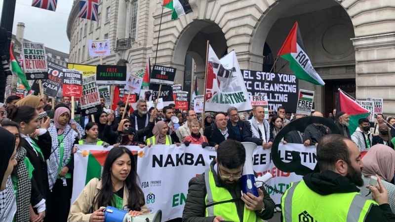 دنیا کے کئی ممالک میں فلسطین کی حمایت اور صیہونی حکومت کے خلاف مظاہرے 