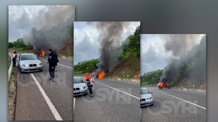 Digjet makina në Qafë-Thanë, shpëtojnë 3 gra dhe 1 fëmijë 