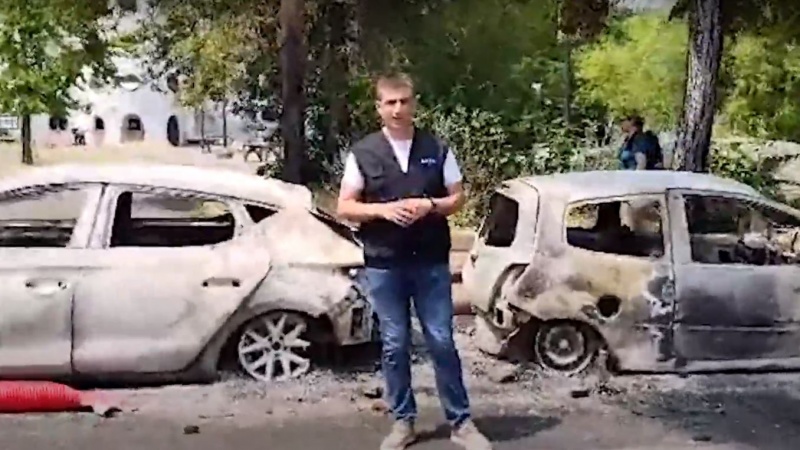 Fransada AzTV əməkdaşlarına hücum edilib