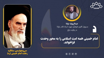 امام خمینی همه امت اسلامی را به محور وحدت فراخواند؛ عبدالرئوف توانا