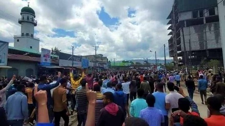 مسجدوں کی مسماری کے خلاف ایتھوپیا میں وسیع مظاہرے (ویڈیو)