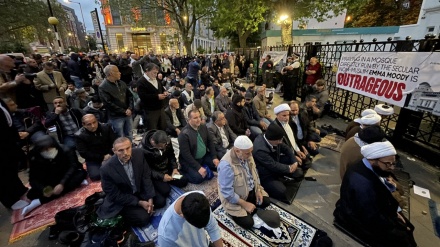 Londonda etirazçılar Britaniyanın anti-İslam siyasətinə etiraz edirlər