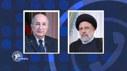 ایران اور الجزائر کے سربراہوں کی گفتگو، قرآن کریم کی اہانت اور فلسطین کے موضوع پر ہوا تبادلۂ خیال