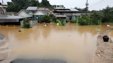 جنوبی کوریا: بارش، لینڈ سلائیڈنگ اور سیلاب سے تباہی،21 افراد ہلاک متعدد لاپتا