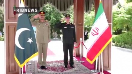 دیدار روسای ستاد ارتش پاکستان و ایران در تهران