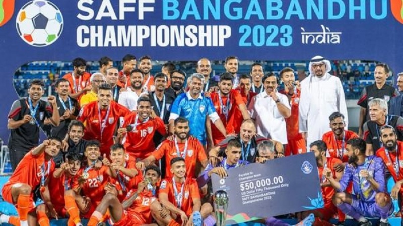 هند برای نهمین بار قهرمان فوتبال جنوب آسیا شد