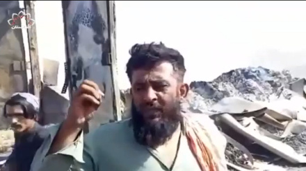 په پاکستان کې د ۳۰۰ زره ډالرو په ارزښت د افغانستان په انځرو بار یوې لارۍ ته اور اچول شوی 