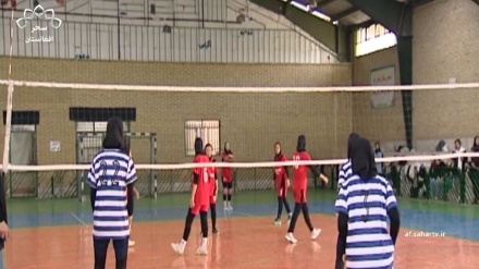 مسابقات والیبال دختران افغانستان در تهران