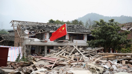 چین میں زلزلہ، 10 افراد زخمی متعدد عمارتیں کھنڈر بن گئیں