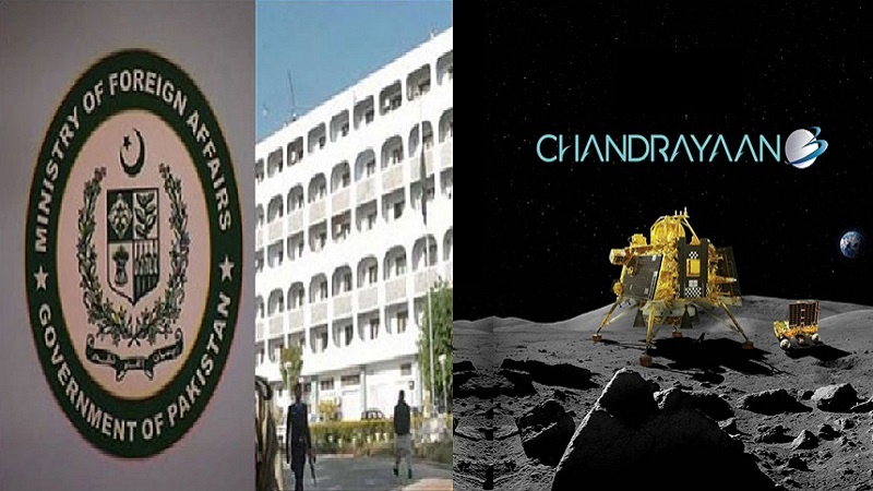 چاند مشن کی کامیابی پر ہندوستان کو پاکستان کی مبارک باد