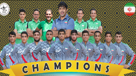 ایران کی قومی نوجوان کشتی کی ٹیم عالمی چیمپین