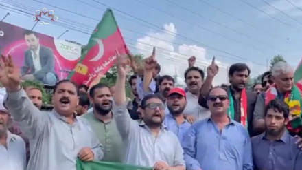 تظاهرات حامیان عمران خان در پاکستان 