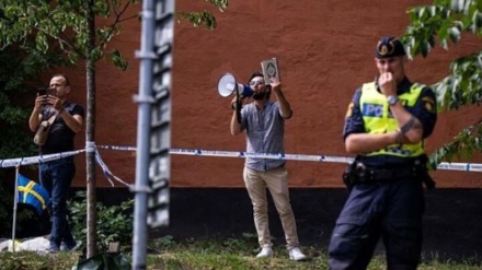 مسلمانوں کے شدید احتجاج اور او آئی سی کے اجلاس کے موقع پر سویڈش پارلیمنٹ کے سامنے قرآن مجید نذر آتش