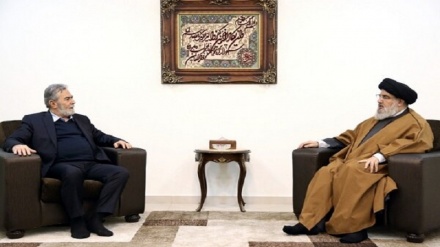 سید حسن نصراللہ کی جہاد اسلامی کے سیکرٹری جنرل سے ملاقات