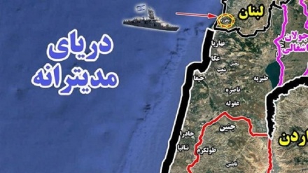 صیہونی جنگی کشتیوں کی لبنانی آبی حدود کی خلاف ورزی