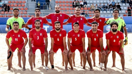 ایران کی بیچ فٹبال ٹیم سی آئی ایس مقابلوں کے فائنل میں پہنچ گئی (ویڈیو)
