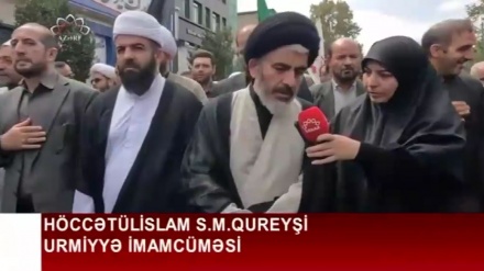 URMİYYƏDƏ 23 ŞƏHİDİN DƏFN MƏRASİMİ KEÇİRİLİB