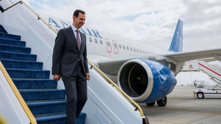 شام کے صدر بشار اسد سرکاری دورے پر چین پہنچ گئے