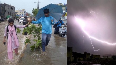 ہندوستان: اڈیشہ میں بجلی گرنے سے 10 افراد کی موت، 6 اضلاع میں دو گھنٹے میں 61 ہزار بار بجلی گری