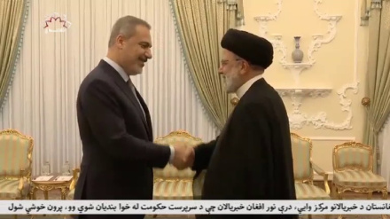 دیدار رییس جمهوری ایران با وزیر خارجه ترکیه 