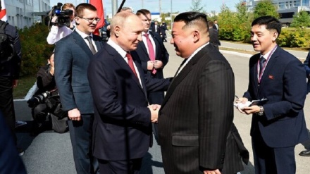 پوتین اور کیم جونگ اون کی روس میں ملاقات، روس کے ساتھ روابط کے فروغ کےلئے شمالی کوریا کی تاکید