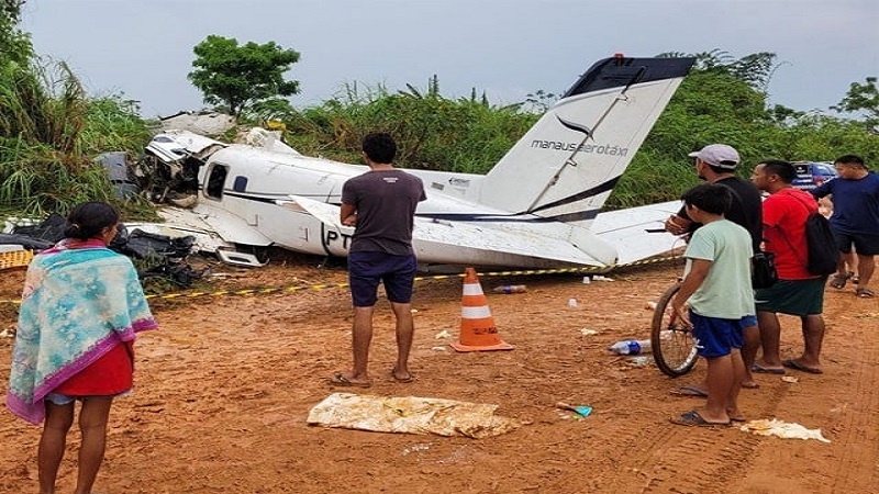 برازیل، طیارہ حادثے کا شکار، 14 افراد ہلاک