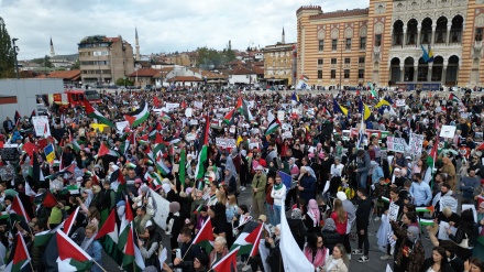 Veliki skup porške narodu Palestine u Sarajevu