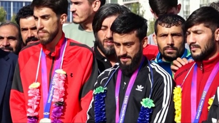 بازگشت ورزشکاران افغانستان از مسابقات چین