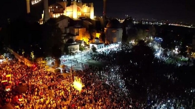 Xwenîşandana xelkê Tirkiyê dijî cinayetên Rejîma Siyonîst didome