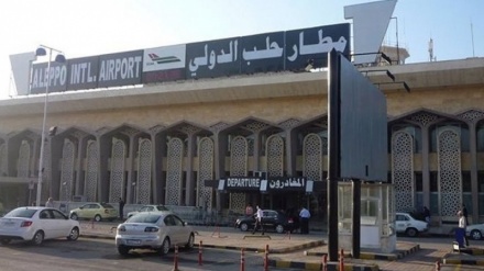 شام کے حلب ہوائی اڈے پر صیہونی فوج کا حملہ