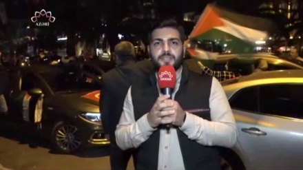 Türkiyənin İstanbul şəhərində bir araya gələn avtomobil və motosiklet sürücüləri Fələstinə dəstək karvanı yaradıblar