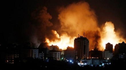 غزہ پر تیئیسویں روز بھی غاصب اسرائیل کے وحشیانہ حملے جاری 