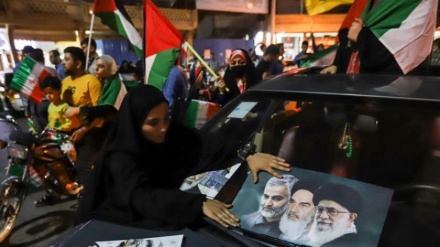 پورے ایران میں فلسطینیوں کی فتح کا جشن، فضا اللہ اکبر کے نعروں سے گونج اٹھی