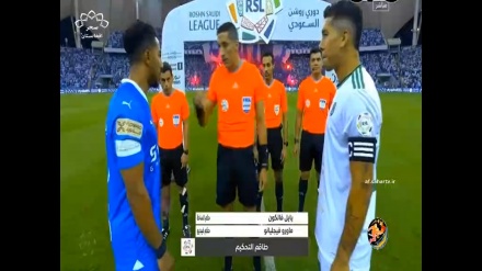 برد الهلال در مقابل الاهلی عربستان در لیگ عربستان