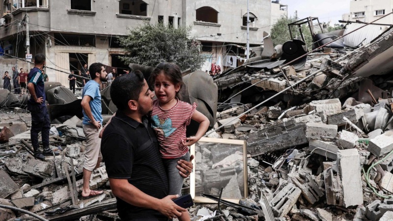 غزہ پر صیہونی جنگی طیاروں کی شدید بمباری، 18 فلسطینی شہید اور متعدد زخمی 