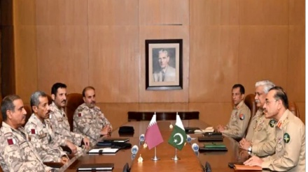 آرمی چیف جنرل عاصم منیر سے قطر کی مسلح افواج کے چیف کی ملاقات