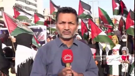 کراچی میں یکجہتی امت و دفاع فلسطین ریلی