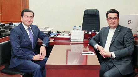 Azərbaycan prezidentinin köməkçisi İran səfiri ilə görüşdü 