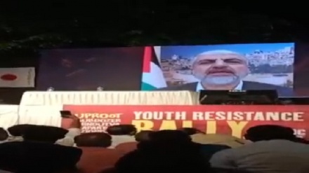 ہندوستان: ریاست کیرالہ میں فلسطین کی حمایت میں ریلی، حماس کے رہنما خالد مشعل کا ورچوئل خطاب
